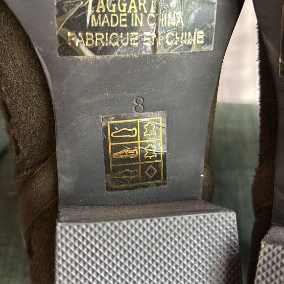 Jeffrey Campbell Taggart olive green suede Women Olive Ankle Booties boots sz 8 - Picture 9 of 11